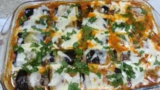 من اطيب الوصفات رولات الباذنجان باللحم 🥩