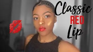 CLASSIC RED LIP TUTORIAL | Monique Reid