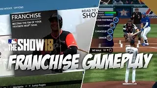 MLB The Show 18 Franchise Mode Gameplay Texas Rangers vs Houston Astros
