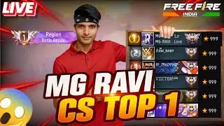 Come Back To Live Cs Rank Pushing ||  Grandmaster Top 1 #shortlivestream #ffshortfeed