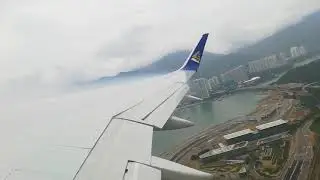 Air Astana Boeing 757-200 (P4-MAS) Take-off from Hong Kong, HKG-ALA KC930