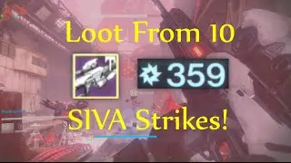 Destiny - Loot From 10 SIVA Crisis Strikes (Rise of Iron)