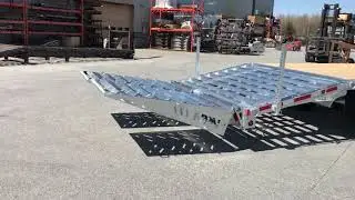 N&N Trailers Hydraulic Ramp Gooseneck