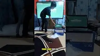 Tutorial PID || Berbagi Layar dari Laptop ke Papan Digital Pakai Kabel HDMI & USB Touch