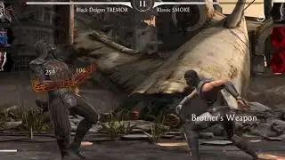 First view of Kalssic smoke gameplay mk mobile