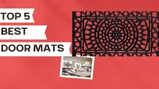 Top 5 Best Outdoor Door Mats Review in 2022#doormat