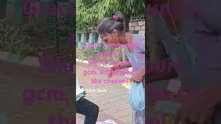 Sharing the good news about Jesus with disabled lady #goodnews#gospel#help#lady#gcmg