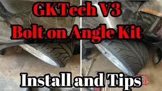 Installing the GKtech V3 Bolt on angle kit for a 350Z/G35