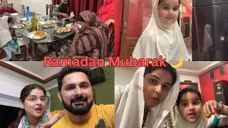 Ramadan Mubarak 🌙 | Sabne rakha saath mei pehla Roza | Sajid Shilpa Vlogs