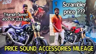 Triumph Speed400 & scrambler400 Detailed Video