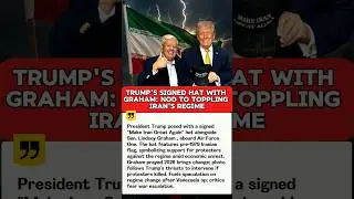 Trump Appears With Make Iran Great Again Hat After Maduro Abduction #trump #usa #iran #politics #war