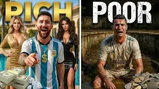Messi Laughing at Ronaldo 😭 | Broken House  Turns Into GOLD Thanks to Neymar!#ronaldo #messi 