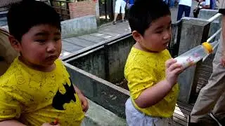 Kenneth & Kenzo go to the farm field!! :)