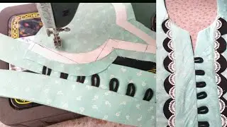 Bari Eid ( Eid Ul Adha ) Special Silt And Cutwark Neck Designs | How To Make Cutwork Neck Designs |