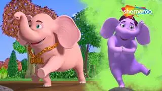 Ek Mota Hathi 🐘 3D | Superhit Hindi Nursery Rhyme | Kids Favorite Song | Shemaroo Kids Hindi