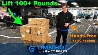 Lift over 100 LBS with this robot - GyroPalm OmniBot V2