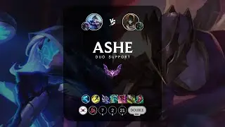 Ashe Support vs Jhin - KR Master Patch 12.23