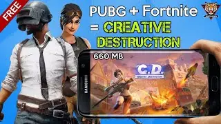 Creative Destruction android download | apk+data | game like fortnite | Dhruv Gaming