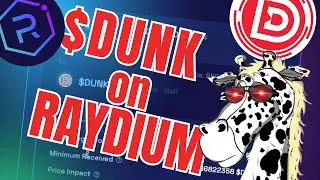 How to buy $DUNK Coin on Raydium