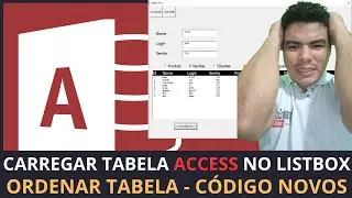 NOVA SERIE EM NOSSO CANAL - SISTEMA PARA LOJAS COM ACCESS, CARREGAR TABELA ACCESS EM LISTBOX EXCEL