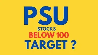 Best PSU Stocks Under 100