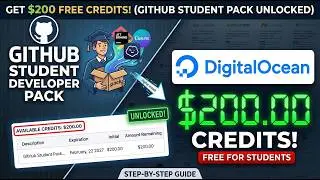 How to Get GitHub Student Developer Pack + $200 Digital Ocean Credits (Step-by-Step)