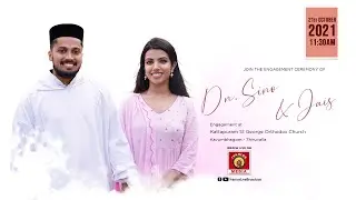 Dn. Sino & Jais - ENGAGEMENT CEREMONY | St. George Orthodox Church Auditorium, Kattapuram - LIVE.