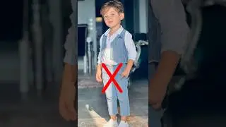 Muslim children dress wrong and right #shorts #youtubeshorts #shortsfeed