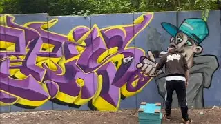 GRAFFITI - Purple Bevels