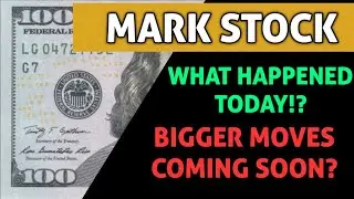 MARK STOCK ANALYSIS *IMPORTANT!* - WHAT HAPPENED TODAY? & CAN MARK BOUNCE BACK AFTER BIG MOVES DOWN?
