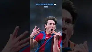 HAPPY  BIRTHDAY MESSI 💙💙  #messi #happybirthday #short