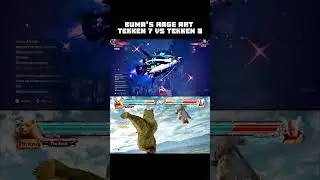 Kuma's Rage Art Tekken 7 vs Tekken 8 #tekken8 #tekkenkuma #tekken7 #tekkengame #gaming