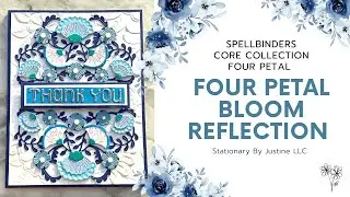 Thank You Card | Four Petal Collection from Spellbinders