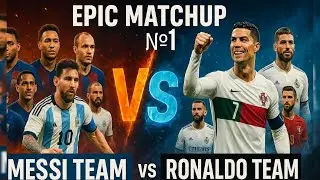 Messi Team Vs Ronaldo Team