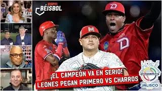 LEONES del ESCOGIDO ARRANCA CON PASO FIRME vs CHARROS | Serie del Caribe Jalisco 2026 | ESPN Beisbol