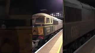 Class 69 diesel locomotive at strood station in Kent.