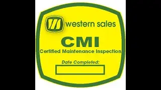 Western Sales Certified Maintenance Inspection Program