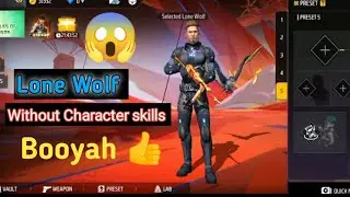 Adam hard challenge without Character skills booyah Lone wolf |Shameer Gaming Official| 6 March 2024