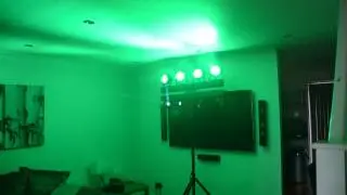 New home lighting test: ADJ Event Bar DMX and ADJ Dotz TPar System