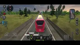 Bus Simulator Ultimate Driving on a road between Rabat To Tanger, Morocco HD