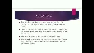 economics of tea