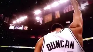 Spurs & Tim Duncan Tribute    #ThankYouTD
