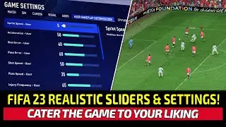 [TTB] FIFA 23: РЕАЛИСТИЧНЫЕ ПОЛЗУНКИ И ЛУЧШИЕ НАСТРОЙКИ! — РЕКОМЕНДУЕТСЯ ПОЛНОЕ РУКОВОДСТВО! — ИС...