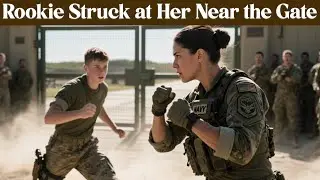 Clueless Rookie Struck at Her Near the Gate &mdash; Then Learned She Was a Navy SEAL Combat Master
