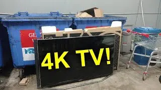 EEVBlog #1145 - Dumpster Diving 4K TV!