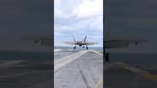 F-35C launch & recovery aboard the USS George Washington @USNavy #f35c #f35