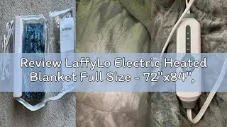 Review LaffyLo Electric Heated Blanket Full Size - 72