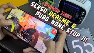 Panas 🔥 Seksa realme 6 PUBG Non Stop Grafik Smooth + Extreme ! -FPS | Suhu | Prestasi | Bateri