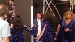 Scherrie & Lynda, Former Ladies of THE SUPREMES with Joyce in Vienne, France 2013