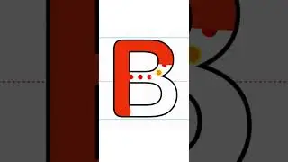 Letter B - Tracing Alphabets #alphabet #letter #tracinglettersforkids #coloringpages